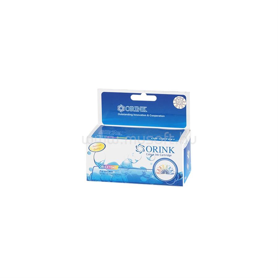 ORINK Utángyártott Epson T041 tintapatron color ORINK