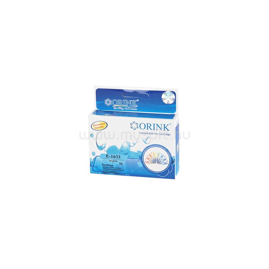 ORINK Utángyártott Epson T1633 tintapatron magenta ORINK