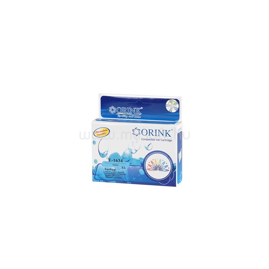 ORINK Utángyártott Epson T1634 tintapatron yellow ORINK