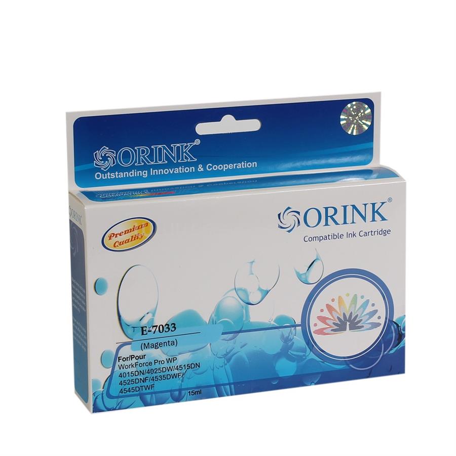 ORINK Utángyártott Epson T7033 tintapatron magenta ORINK