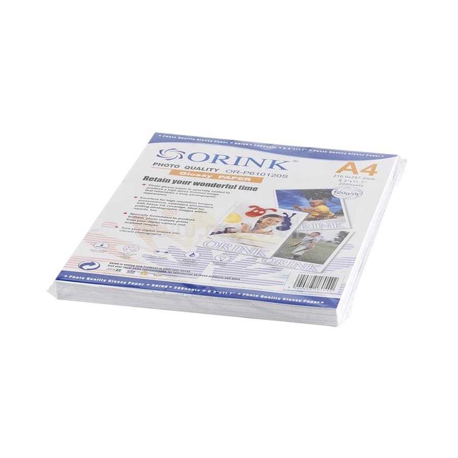 ORINK Fotópapír Pp A4, S 120g. 100lap, fényes