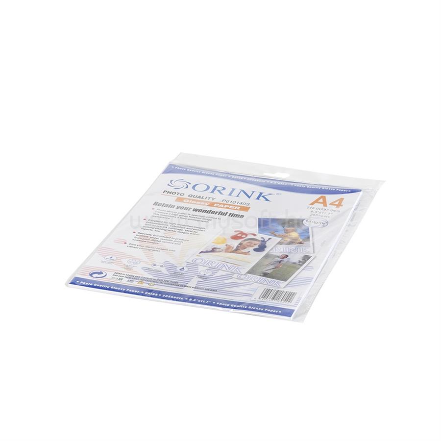 ORINK Fotópapír Pp A4, S 140g. 20lap fényes (P610140S20)