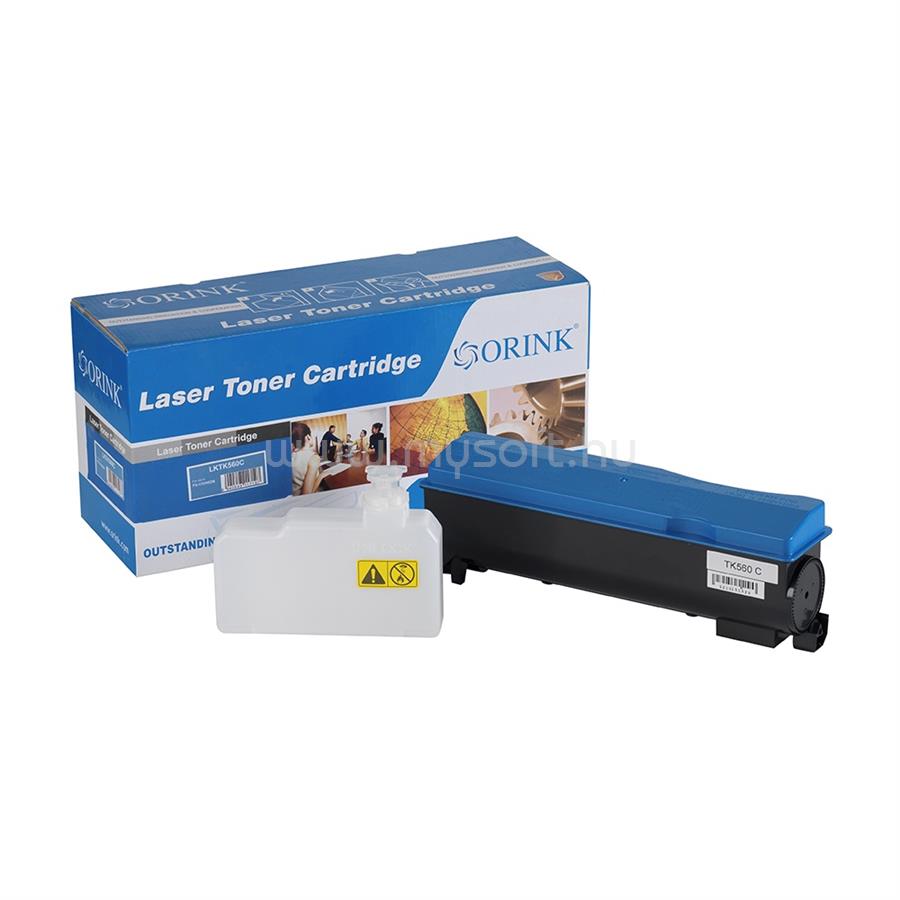 ORINK Utángyártott Kyocera TK560 toner cyan ORINK
