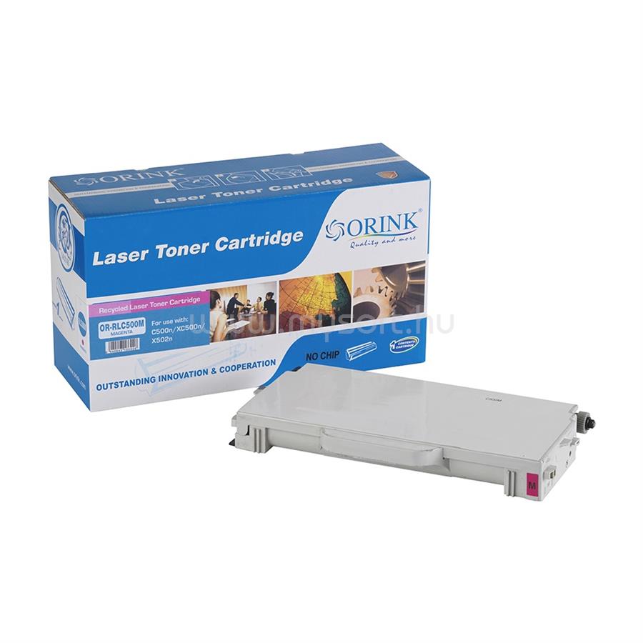 ORINK Utángyártott Lexmark C500 toner magenta ORINK