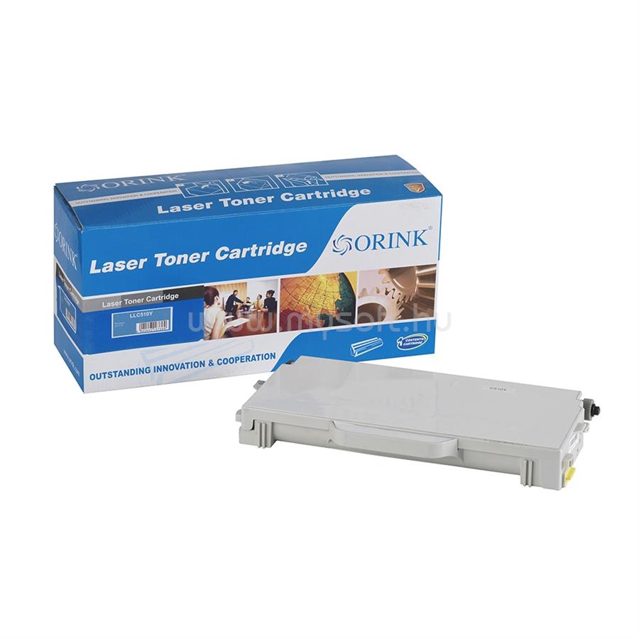 ORINK Utángyártott Lexmark C510 toner yellow ORINK