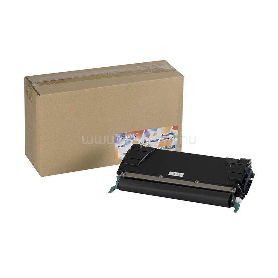 ORINK Utángyártott Lexmark C524 toner black ORINK