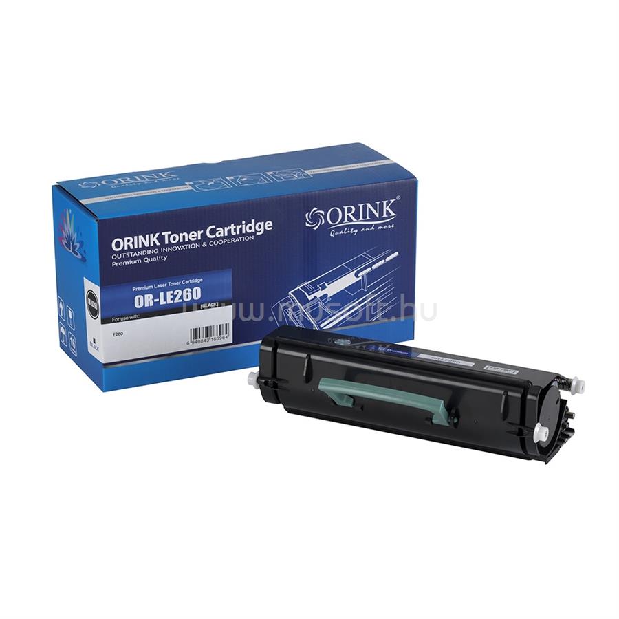ORINK Utángyártott Lexmark E260 toner ORINK
