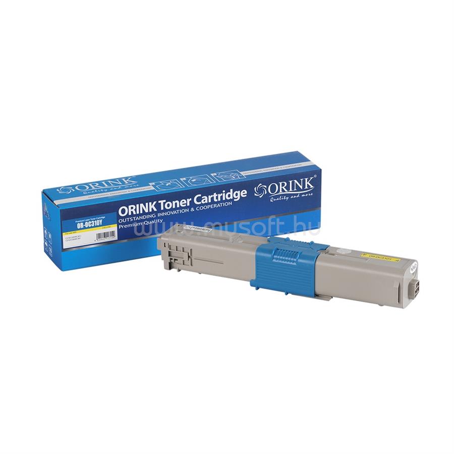 ORINK Utángyártott Oki C310/C330 toner yellow ORINK