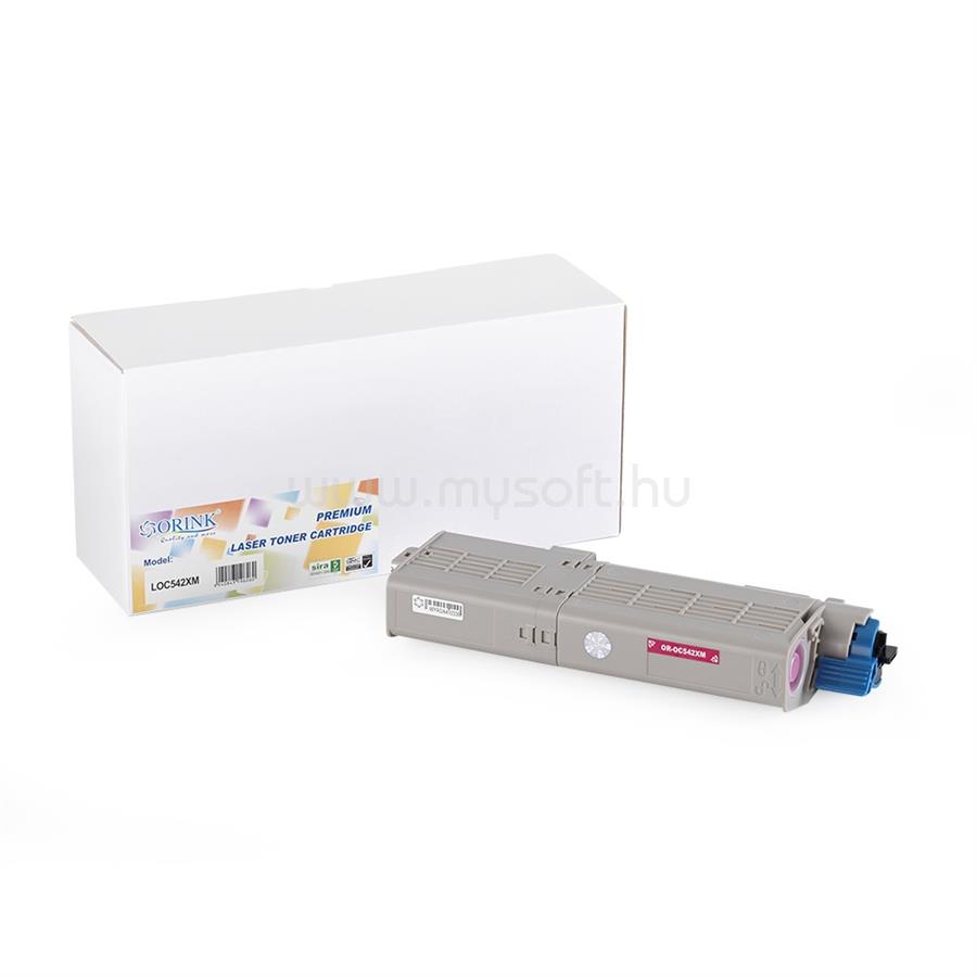 ORINK Utángyártott Oki C532/MC573 toner magenta 6K