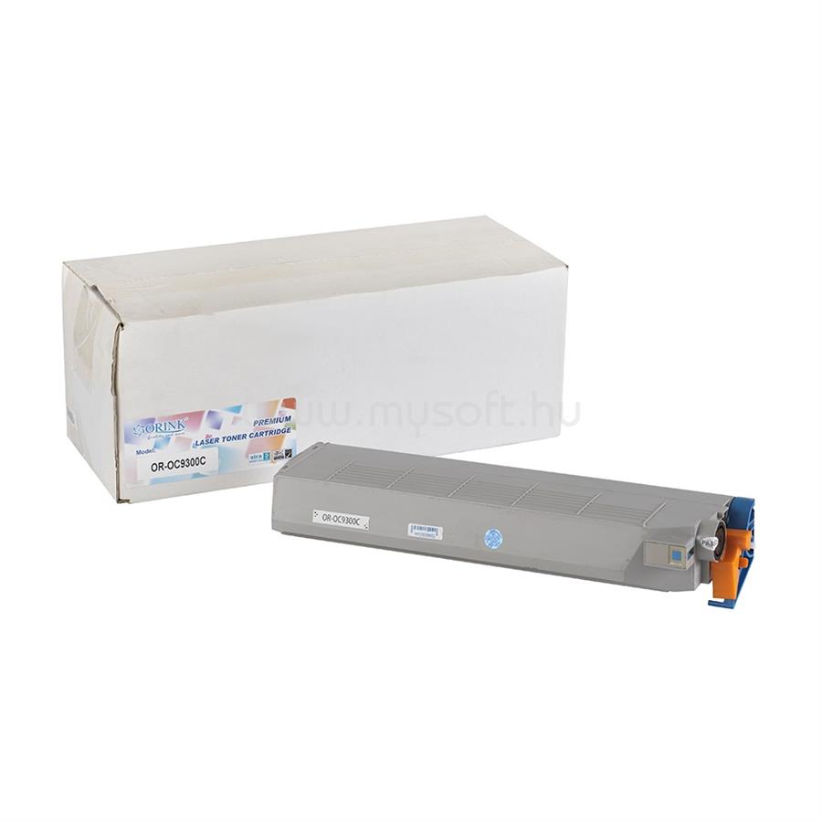 ORINK Utángyártott Oki C9300 toner cyan ORINK
