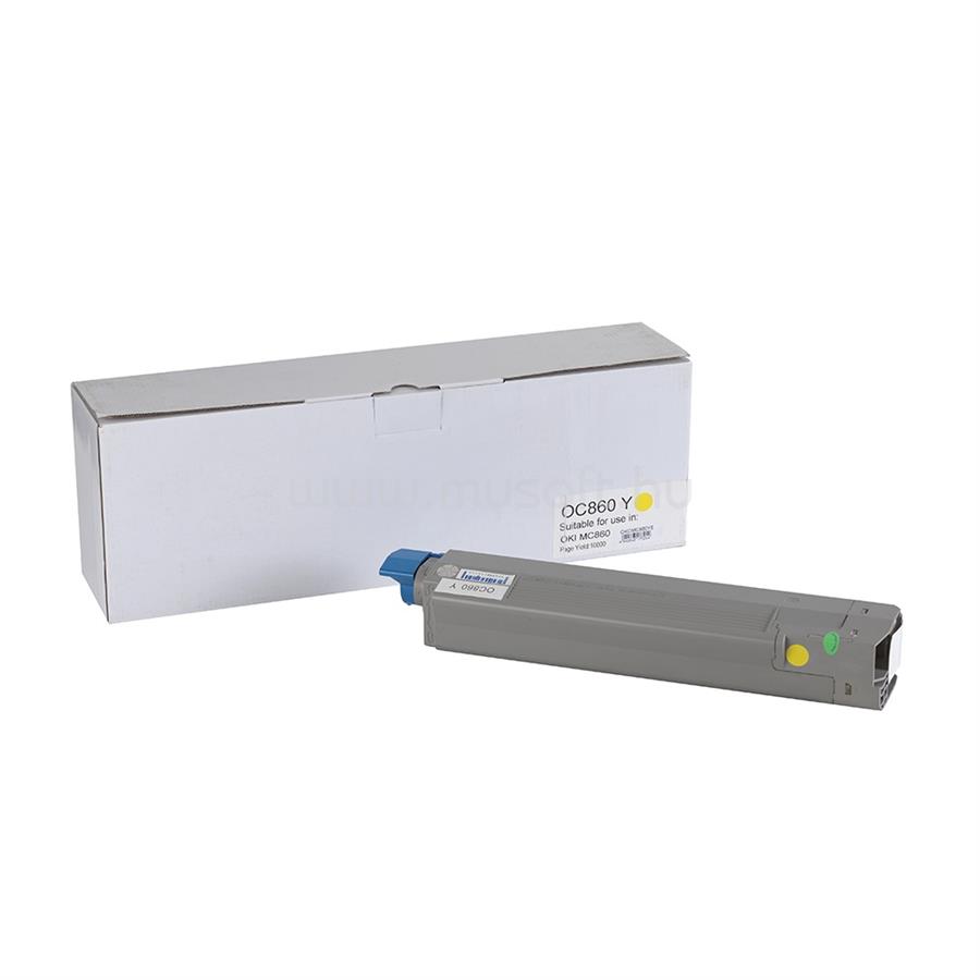 ORINK Utángyártott Oki MC860 toner yellow 10K