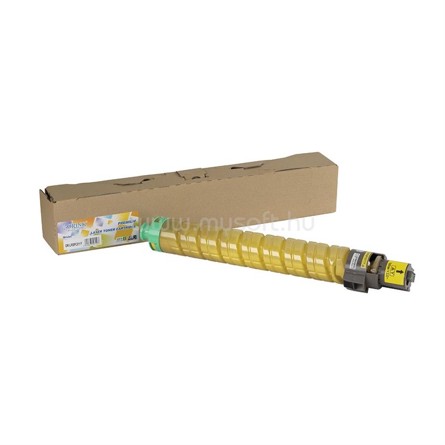 ORINK Utángyártott Ricoh C811 toner yellow 15K