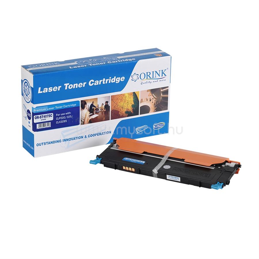 ORINK Utángyártott Samsung CLP320 toner cyan ORINK
