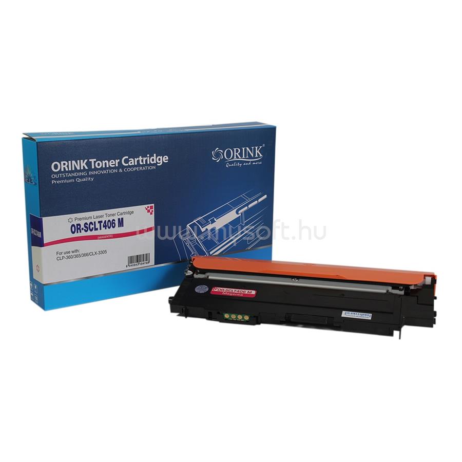 ORINK Utángyártott Samsung CLP360 toner magenta ORINK