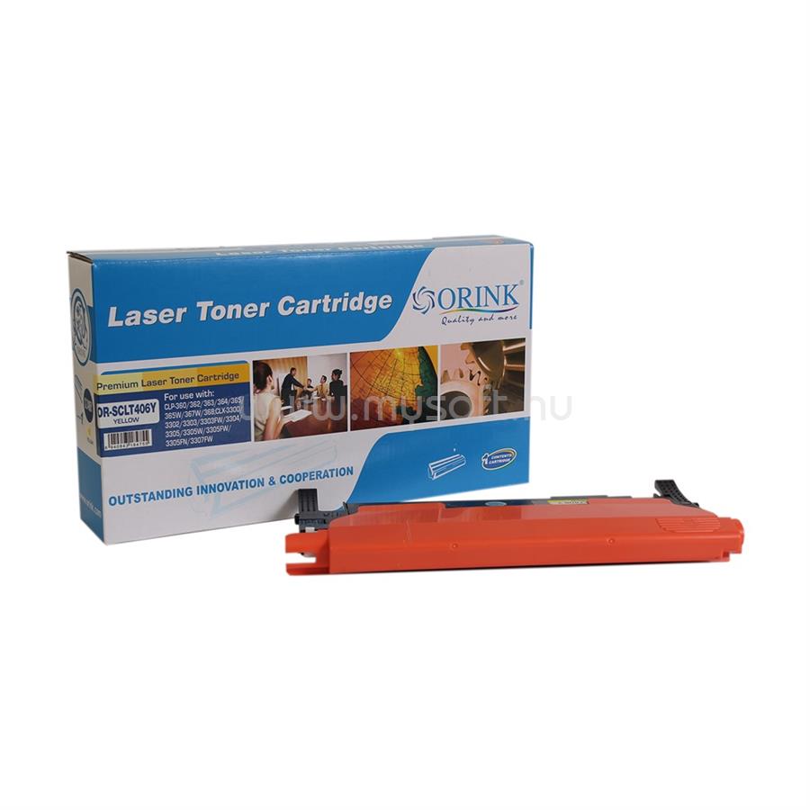 ORINK Utángyártott Samsung CLP360 toner yellow ORINK