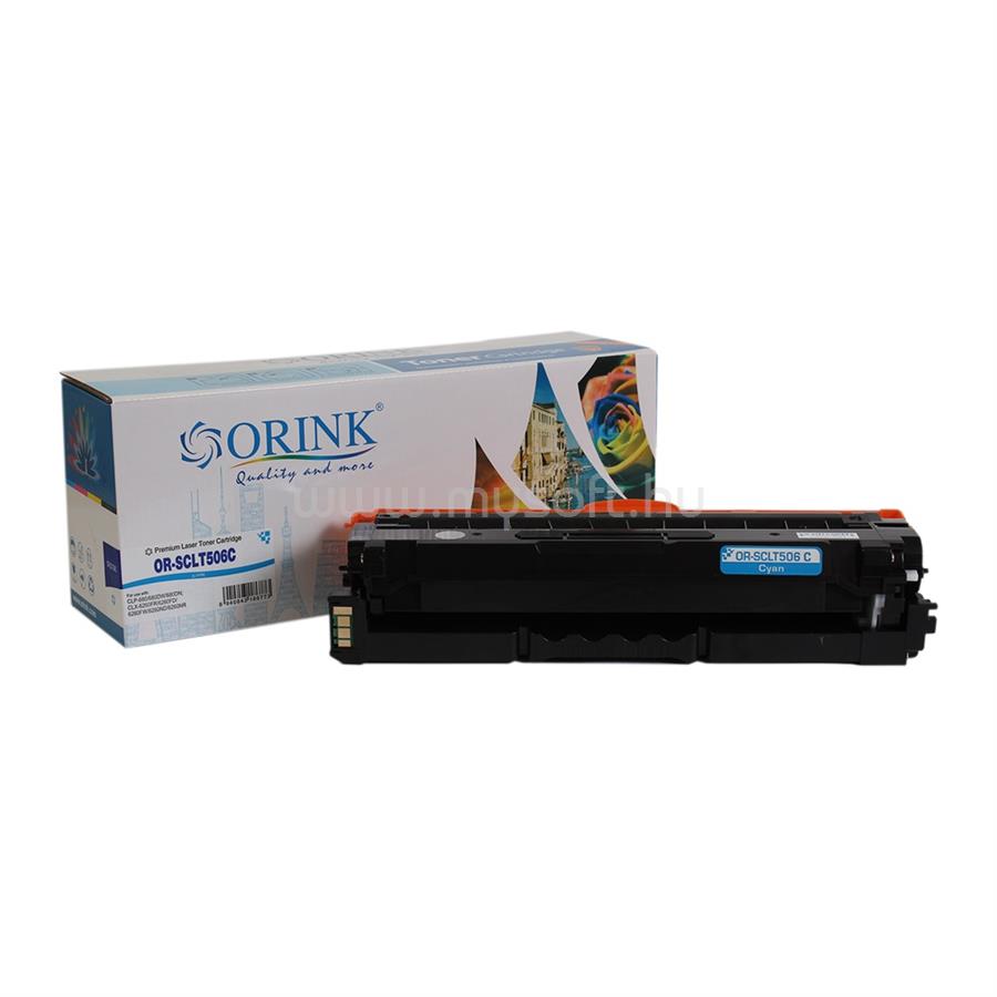 ORINK Utángyártott Samsung CLP680 toner cyan 3,5K