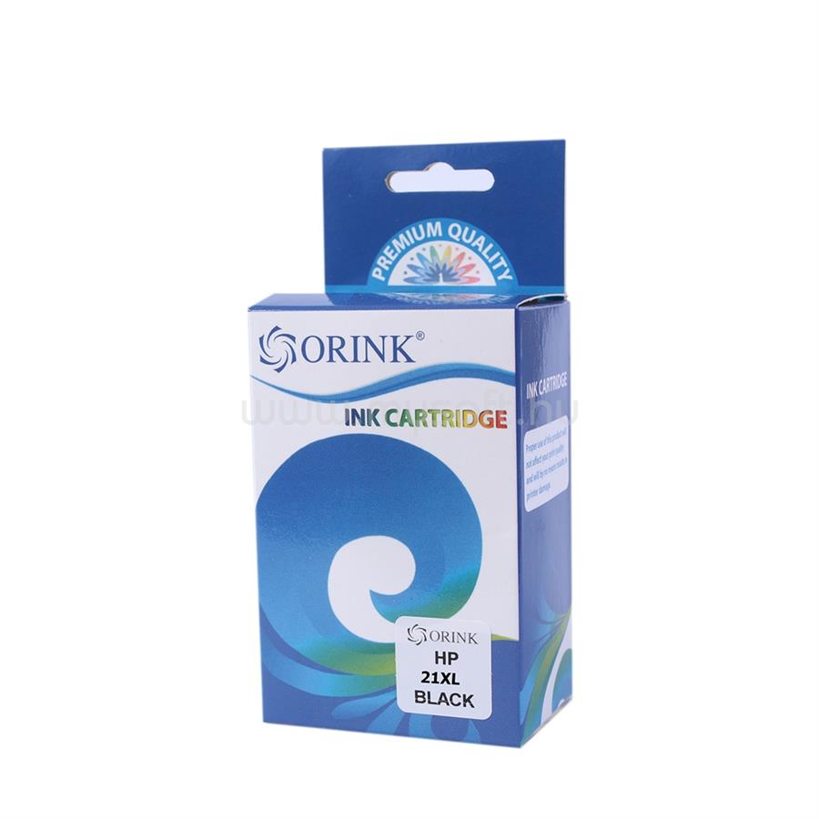 ORINK Utángyártott Hp 21XL/C9351CE tintapatron black ORINK