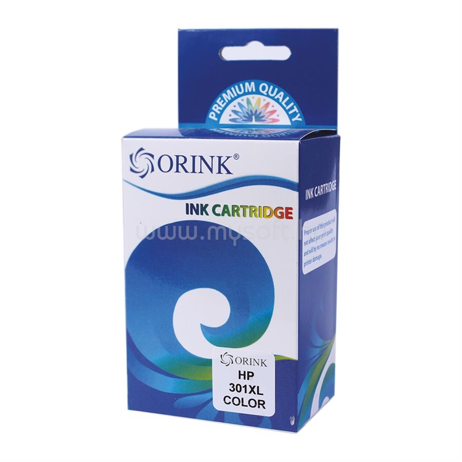 ORINK Utángyártott Hp 301XL/CH564EE tintapatron color ORINK
