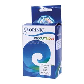 ORINK Utángyártott Hp 650/CZ102AE tintapatron color ORINK HPO650CMY small