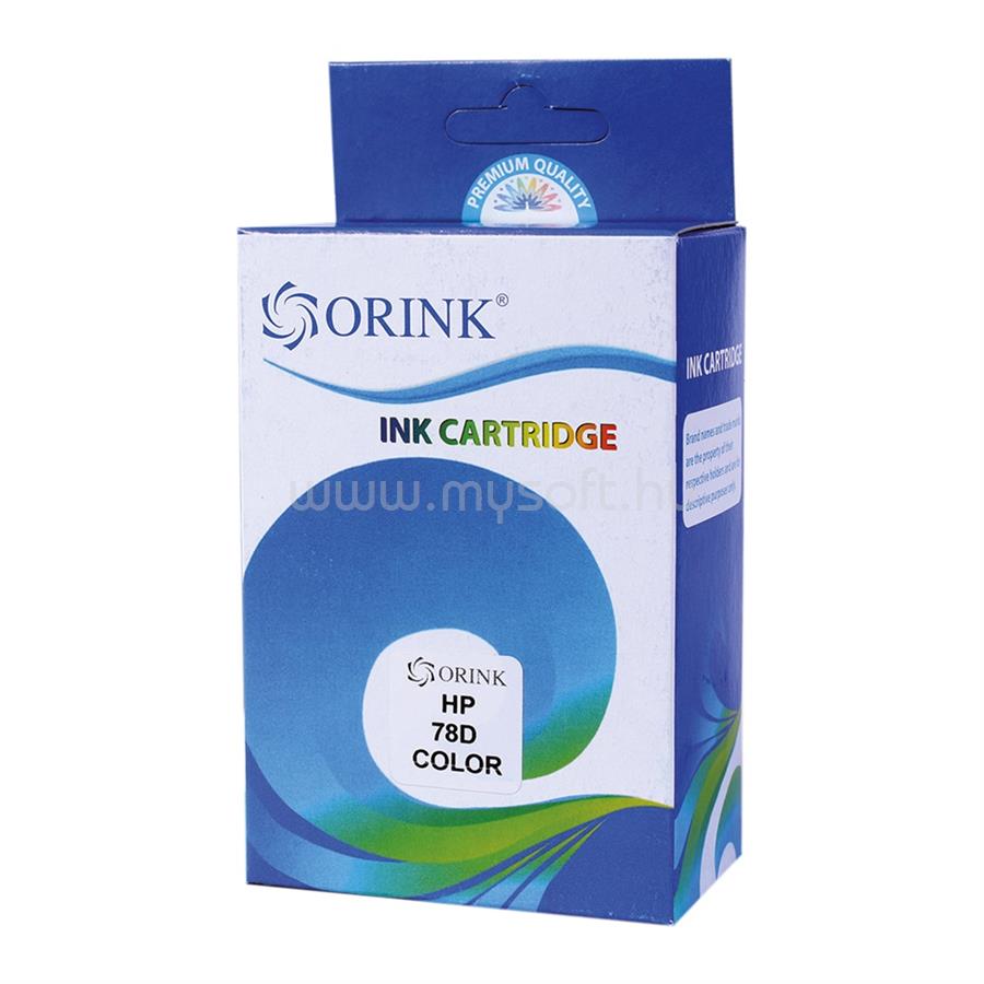 ORINK Utángyártott Hp 78/C6578AE tintapatron ORINK