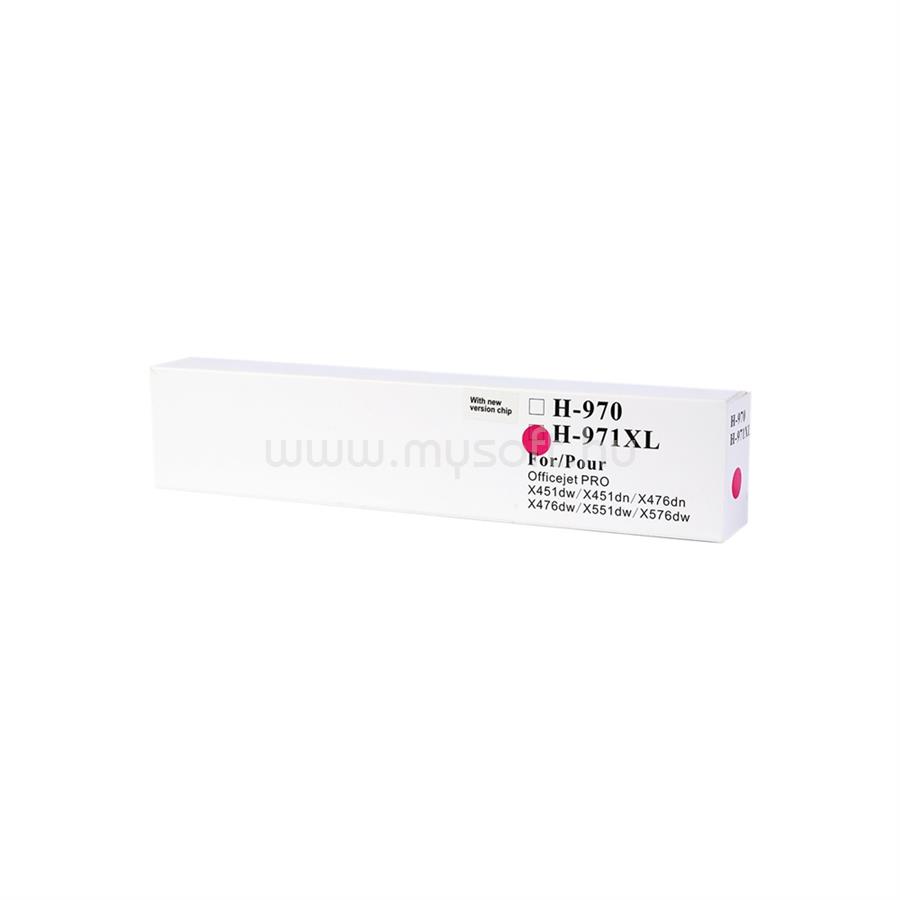 ORINK Utángyártott Hp 971XL/CN627AE tintapatron magenta ORINK
