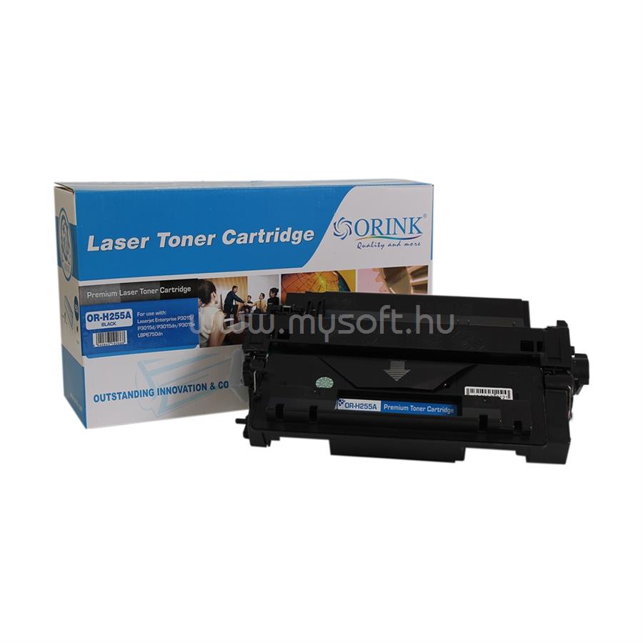 ORINK Utángyártott Hp CE255A toner ORINK