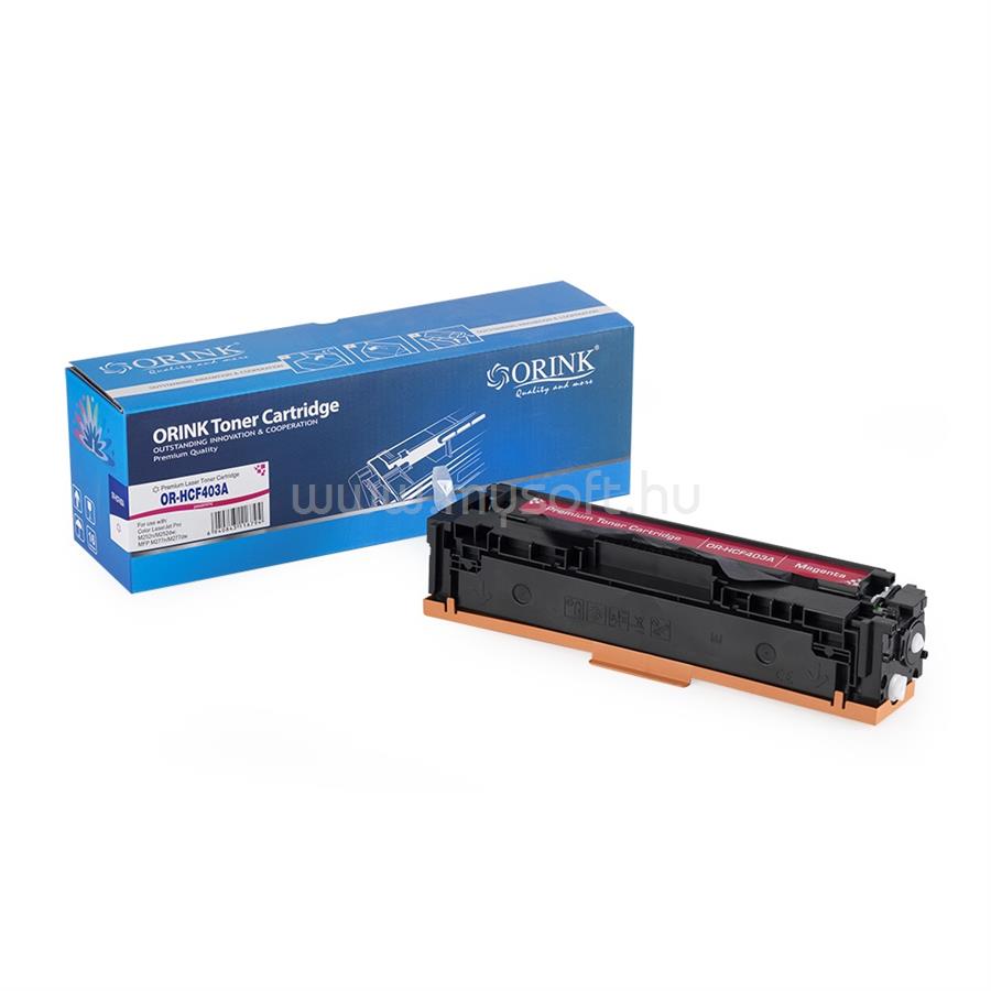 ORINK Utángyártott Hp CF403A toner magenta ORINK