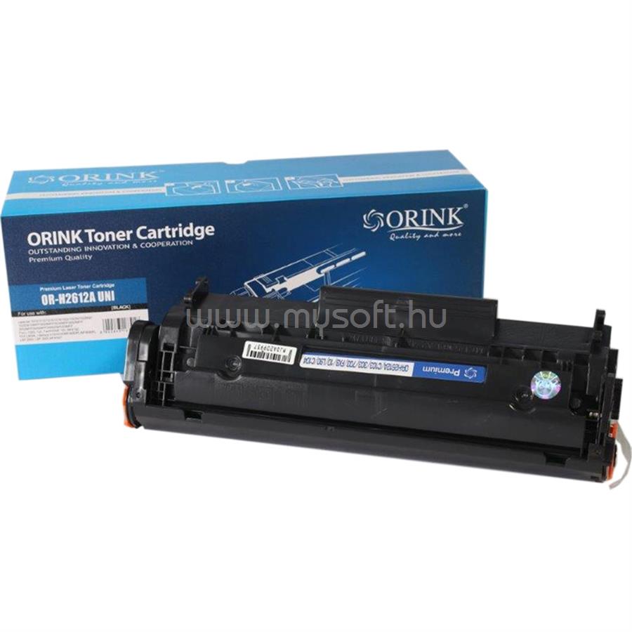 ORINK Utángyártott Hp Q2612A/CRG703/FX10 toner ORINK