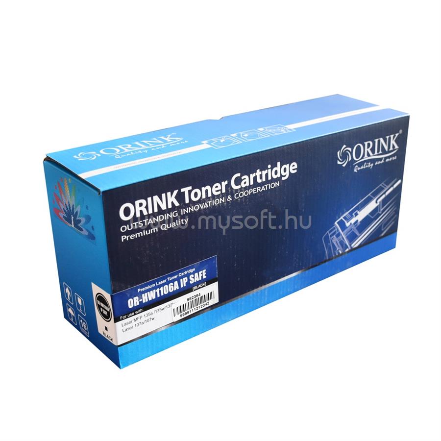 ORINK Utángyártott Hp W1106A toner PATENTED