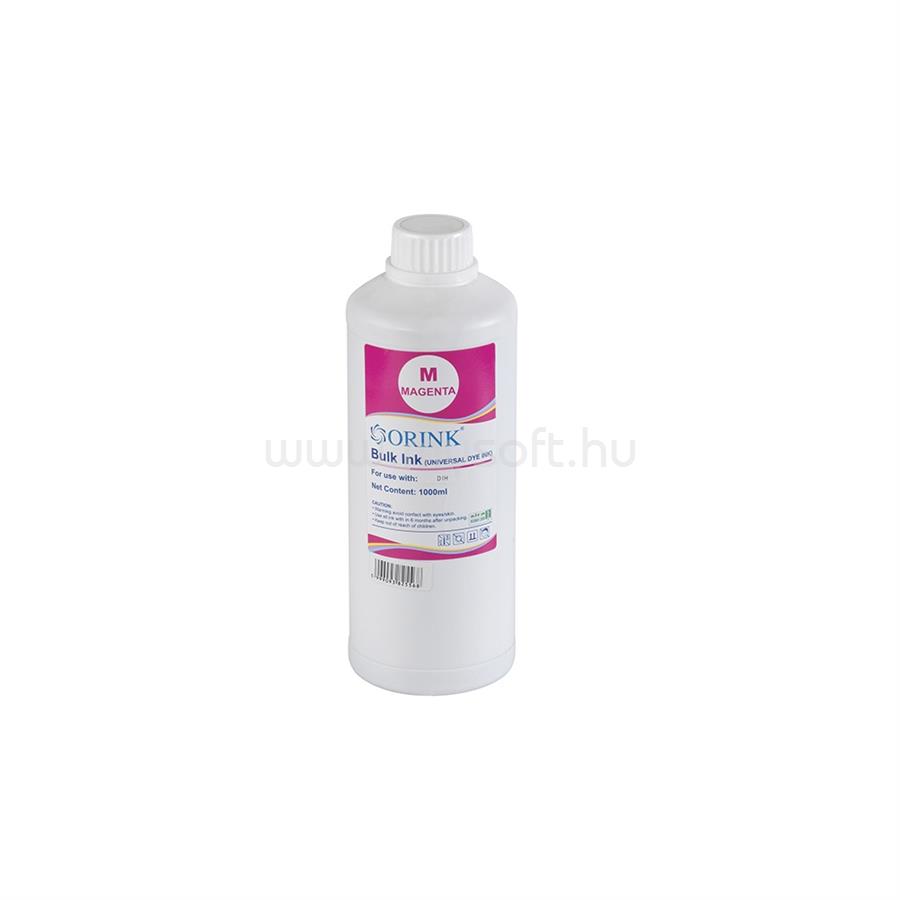 ORINK Utángyártott Ink Hp Universal dye magenta 1l ORINK