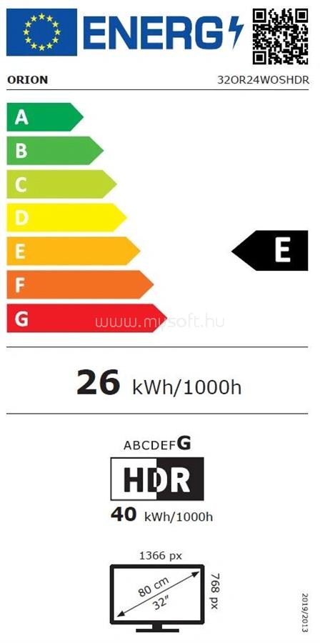 ORION TV 32" HD SMART WebOs LED
