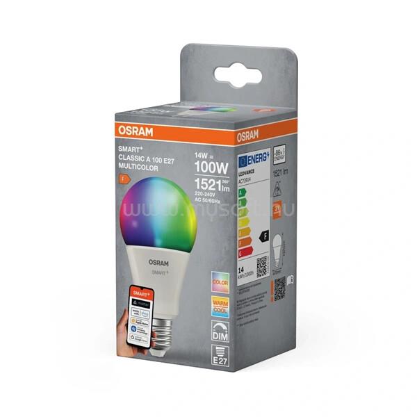 OSRAM SMART+ MATTER A100 RGBW, állíth.színhőm. matt, 14W E27 fényforrás