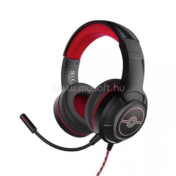 OTL PK0904 Pokémon Poké Ball Pro G4 over-ear vezetékes gamer headset