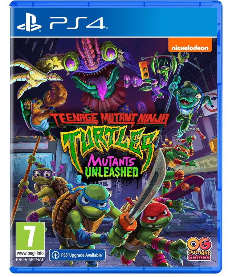 OUTRIGHT GAMES Teenage Mutant Ninja Turtles: Mutants Unleashed PS4 játékszoftver