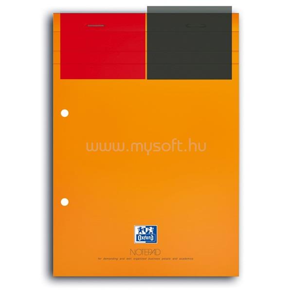 OXFORD International Notepad A4+ kockás jegyzettömb