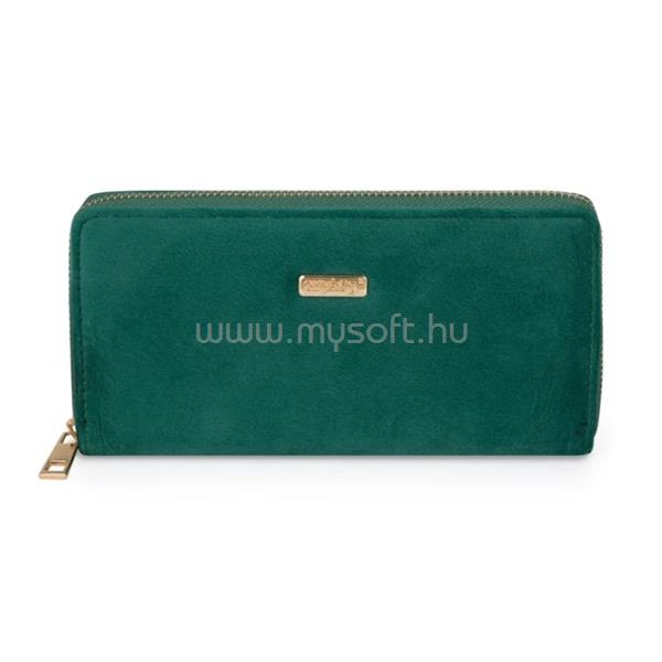OXYBAG Green Velvet Mony L női pénztárca