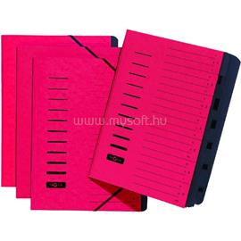 PAGNA A4 7 rekeszes A-Z  piros rendezőmappa P2408101 small