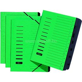 PAGNA A4 7 rekeszes A-Z  zöld rendezőmappa P2408103 small