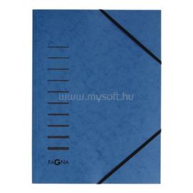 PAGNA A4 behajtófül nélküli kék karton gumismappa 24001-02 small
