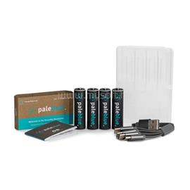 PALEBLUE PB-AA-C 4xAA 2000mAh USB-C újratölthető ceruza akkumulátor + töltőkábel PB-AA-C small