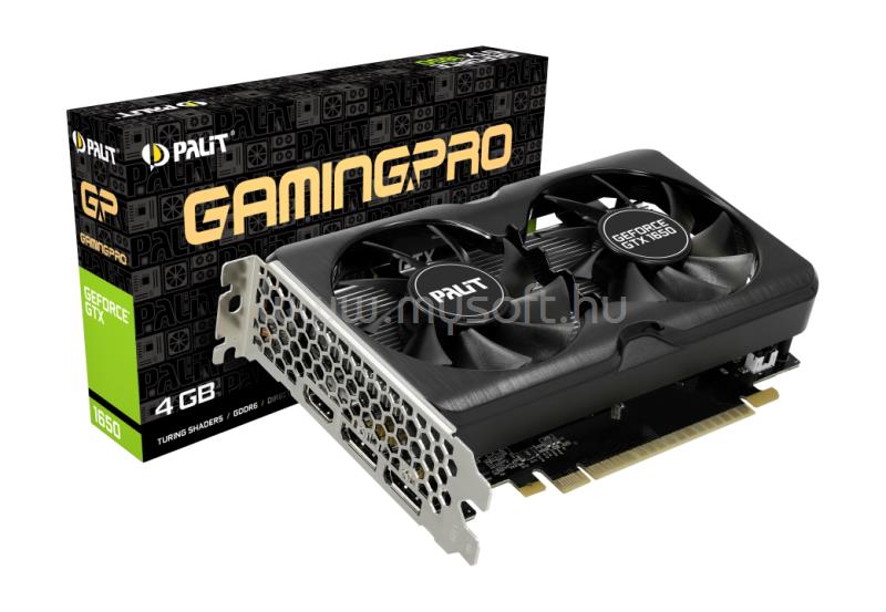 PALIT Videokártya nVidia GeForce GTX 1650 GamingPro 4GB DDR6