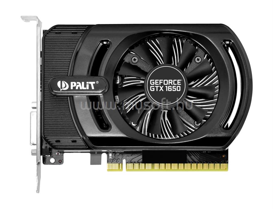 PALIT Videokártya nVidia GeForce GTX 1650 StormX 4GB DDR5