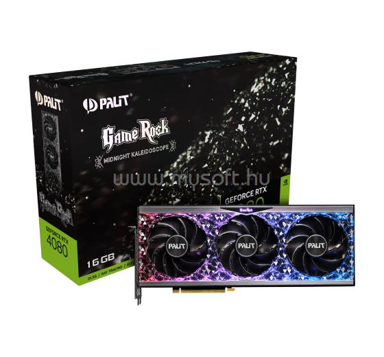 PALIT Videokártya nVidia GeForce RTX 4080 GameRock 16GB GDDR6X