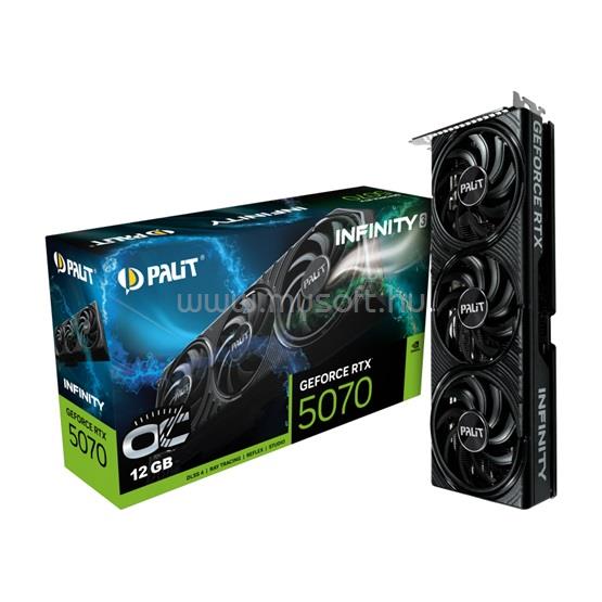 PALIT Videokártya nVidia RTX 5070 Infinity 3 12GB GDDR7 OC