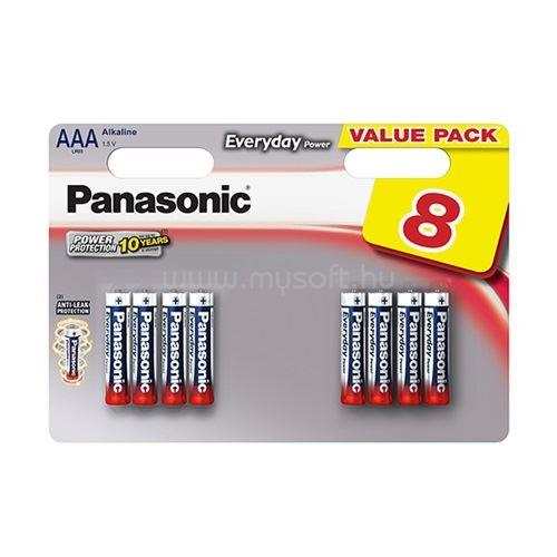PANASONIC 1.5V Alkáli AAA ceruza elem Everyday Power (8db / csomag)
