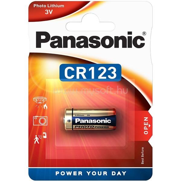 PANASONIC CR123 3V lítium fotóelem 1db/csomag