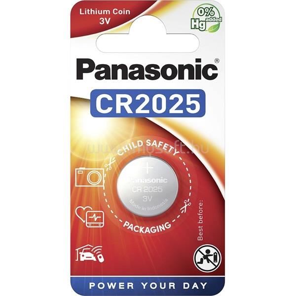 PANASONIC CR2025 3V lítium gombelem 1db/csomag