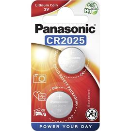 PANASONIC CR2025 3V lítium gombelem 2db/csomag CR2025-2B-PAN small