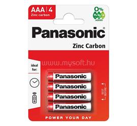 PANASONIC elem AAA, cink-karbon, 4db/csomag R03RZ-4BP small