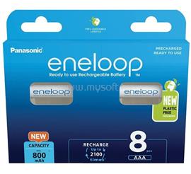 PANASONIC ENELOOP elem AAA, újratölthető, 8db/csomag BK-4MCDE/8BE small